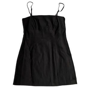 House of Harlow Black Mini Dress with Spaghetti Straps, Size S